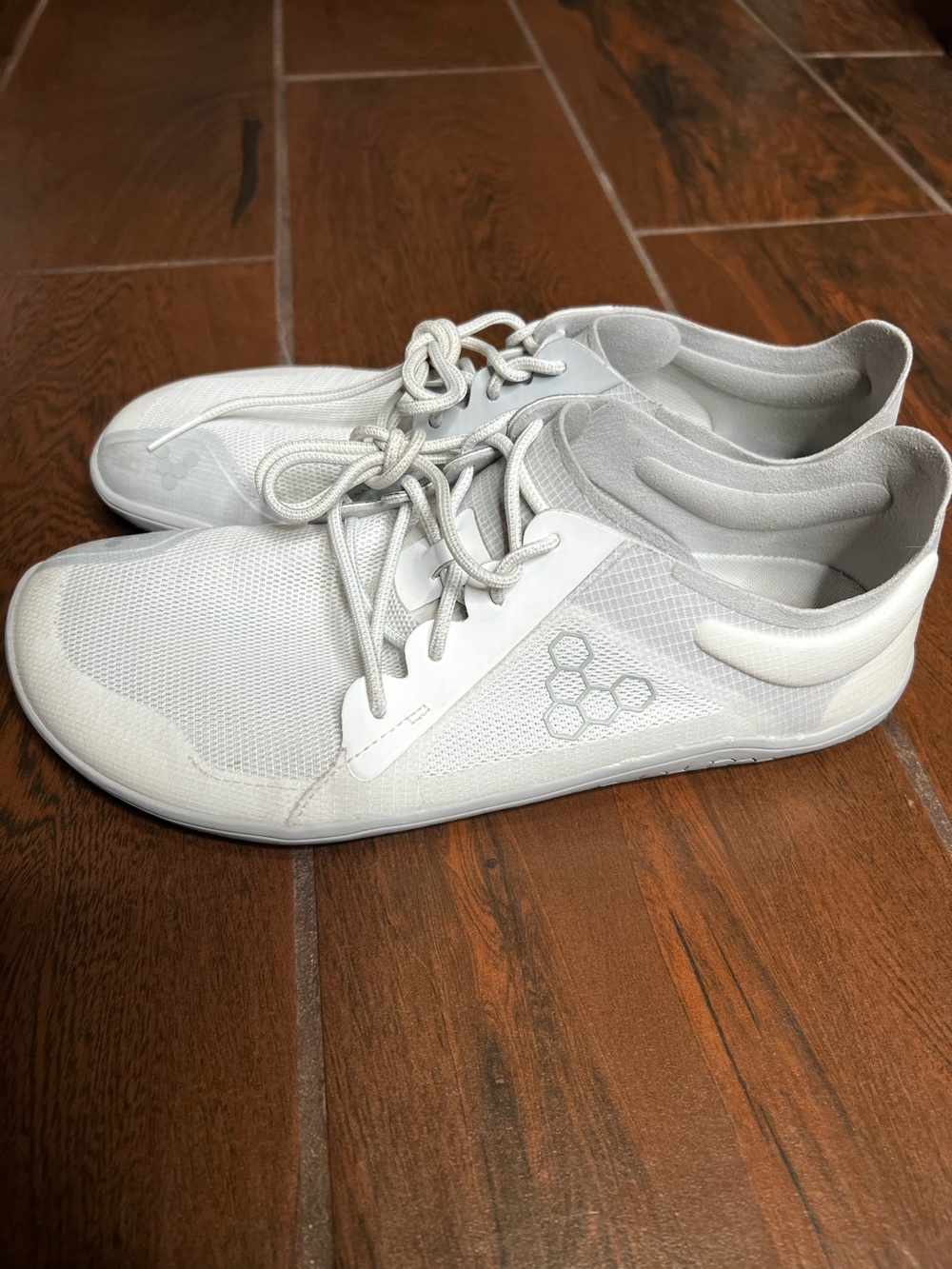 Vivobarefoot Primus Lite III Mesh Lightweight Zero Drop Barefoot White Shoes 41